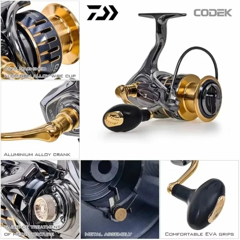 Daiwa CODEK Spinning Reel Bait - Abu Garcia Reel Max ulasan dan harga